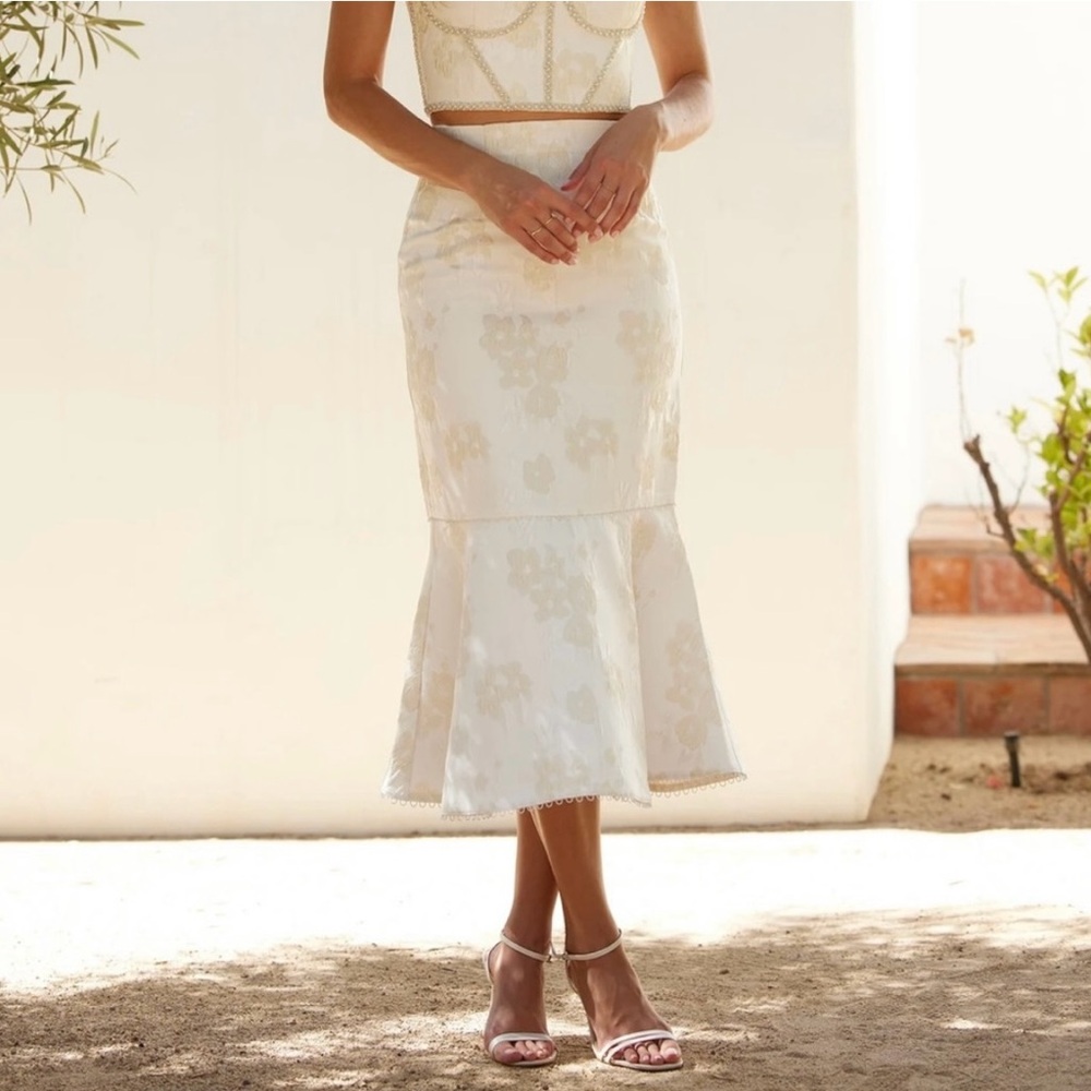 V. Chapman Opera Skirt in Baroque Pearl
